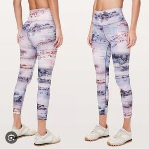 Lululemon Wunder Under High Rise Luxtreme Sunrise 
Size 10